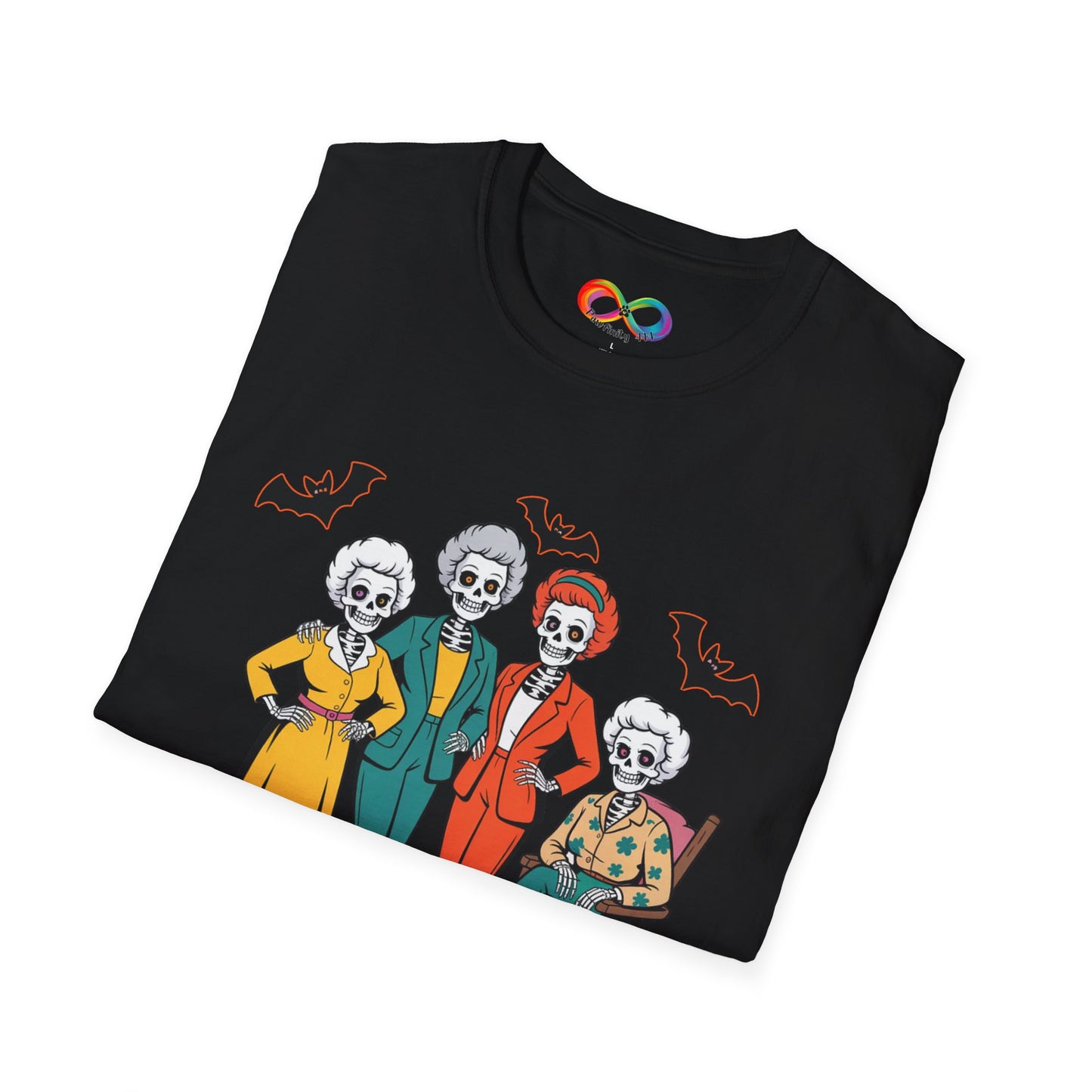 Spooky Halloween Tee, Skeletons Graphic Shirt, Fun Costume Top, Unique Gift, Holiday Apparel