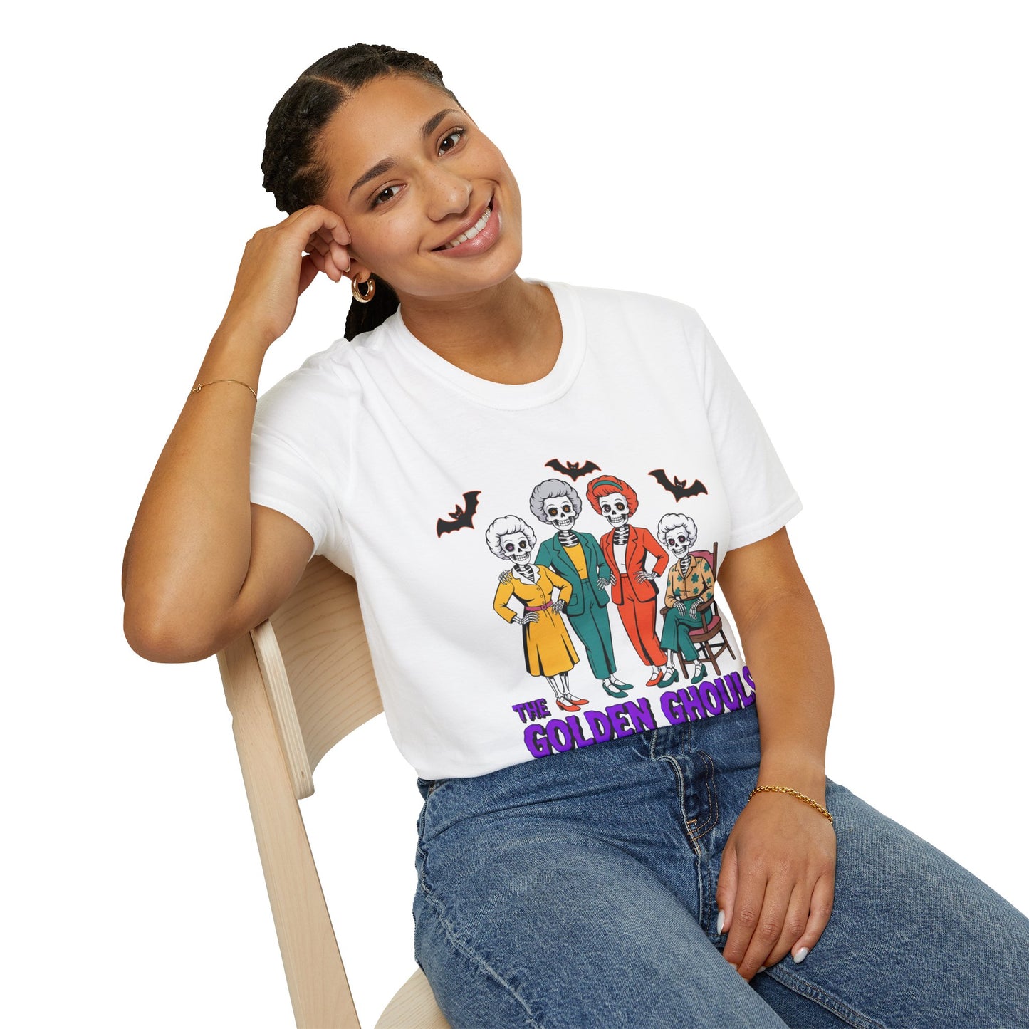 Spooky Halloween Tee, Skeletons Graphic Shirt, Fun Costume Top, Unique Gift, Holiday Apparel